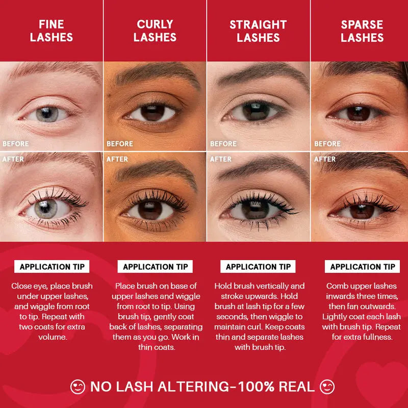 Mascara Curly and Long-lasting Without Smudge, Waterproof and Long-lasting YSLYSL