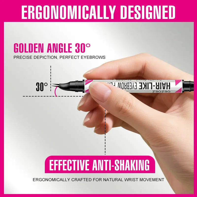 New Elbow Double-headed Two-fork Eyebrow Pencil Two-in-one Eyebrow Pencil Eyeliner Liquid Water YSLYSL