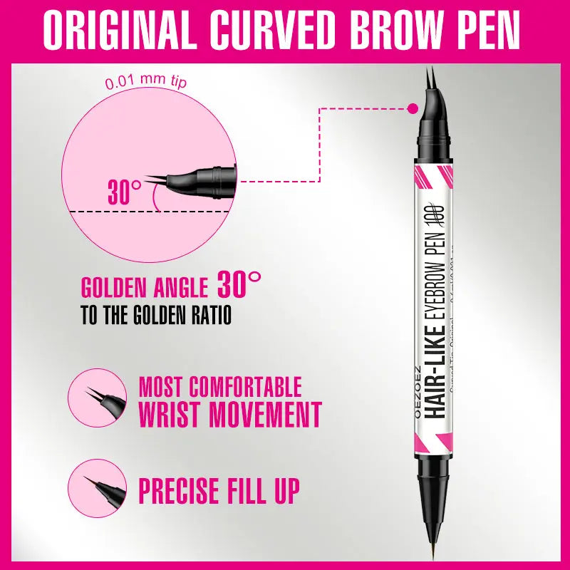 New Elbow Double-headed Two-fork Eyebrow Pencil Two-in-one Eyebrow Pencil Eyeliner Liquid Water YSLYSL