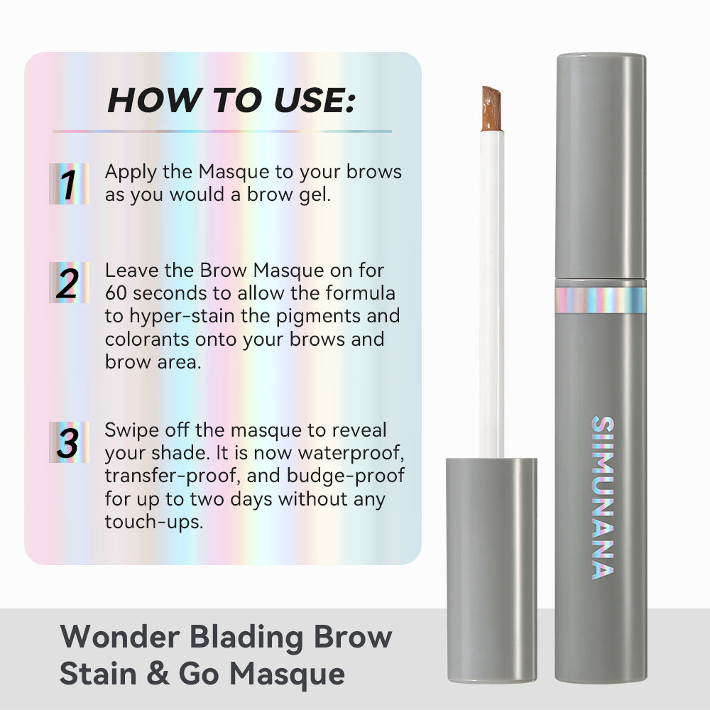 Wonder Blading Brow Stain & Go Masque