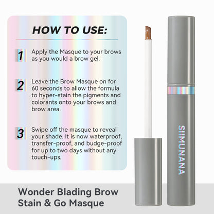 Wonder Blading Brow Stain & Go Masque