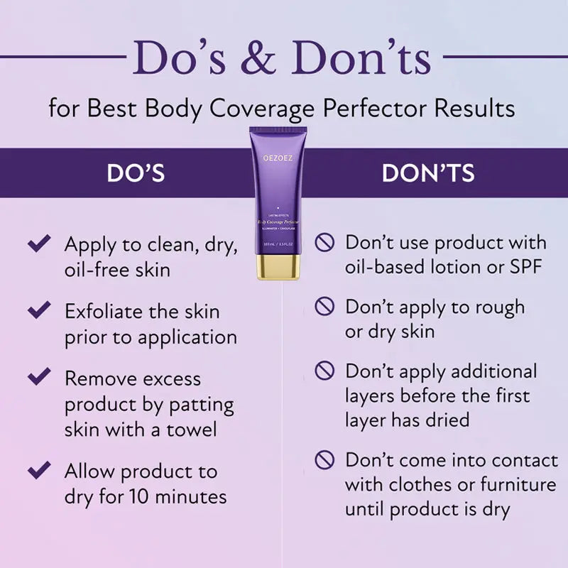 Body Concealer Waterproof Invisible Pores Covering Tattoo YSLYSL