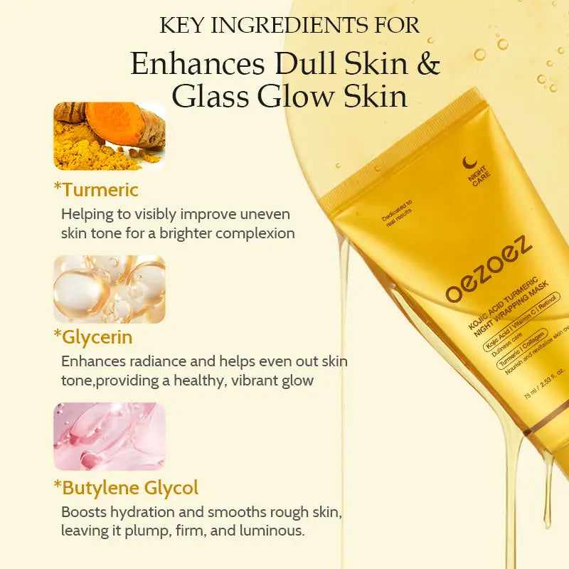 Cross-border Hot Turmeric Night Tearing Moisturizing and Shiny YSLYSL