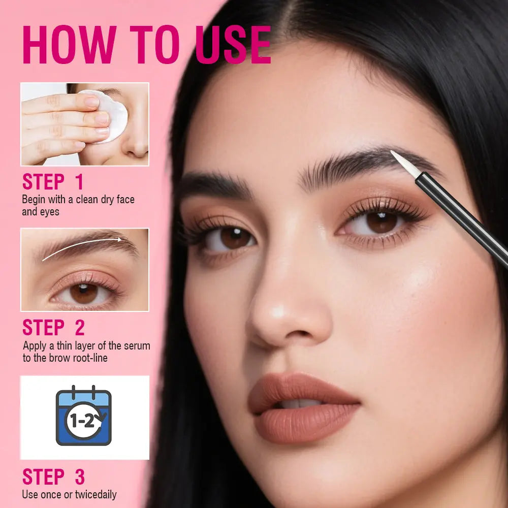 Eyebrow Care Solution Grows Naturally and Does Not Stain YSLYSL