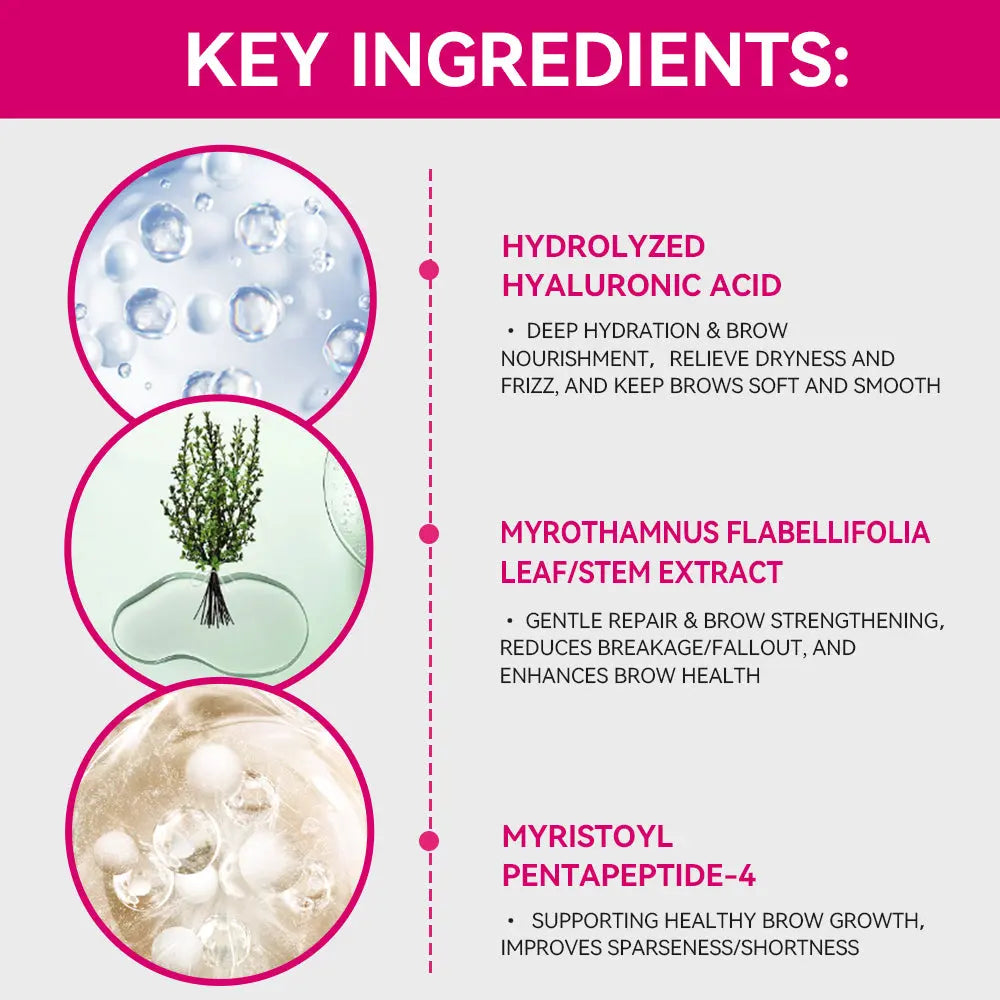 Eyebrow Care Solution Grows Naturally and Does Not Stain YSLYSL