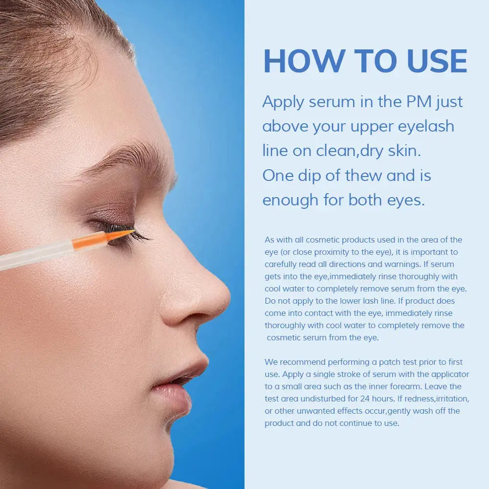 Natural Eyelash Serum and Enhancer for Growth and Lengthening Liquid Eyebrow Care Cream Longer Eyelashes YSLYSL
