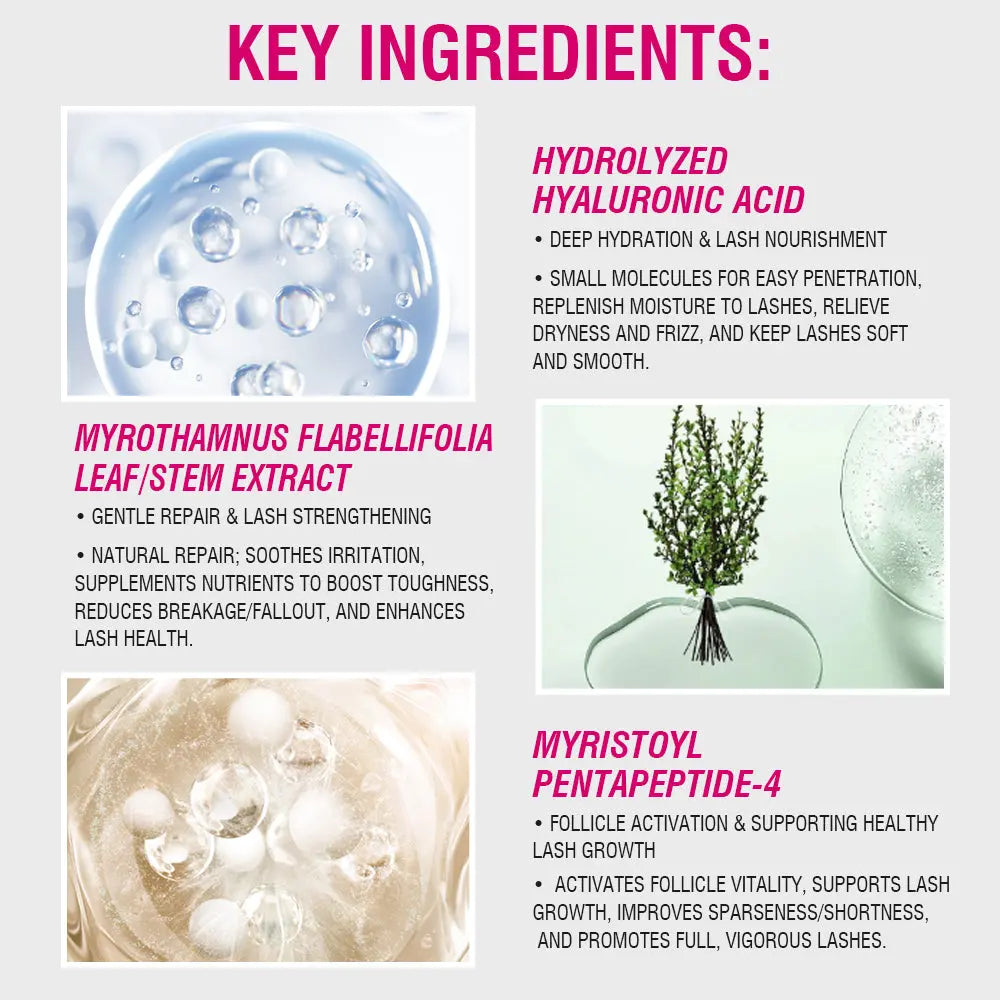 Moisturize Hair Roots and Natural Curl Eyelash Care Solution YSLYSL