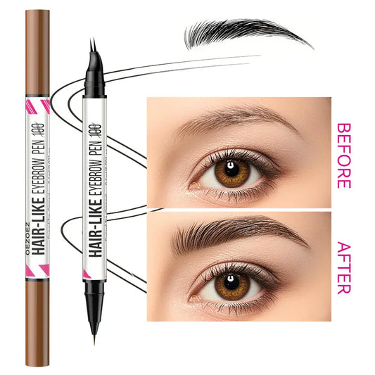 New Elbow Double-headed Two-fork Eyebrow Pencil Two-in-one Eyebrow Pencil Eyeliner Liquid Water YSLYSL