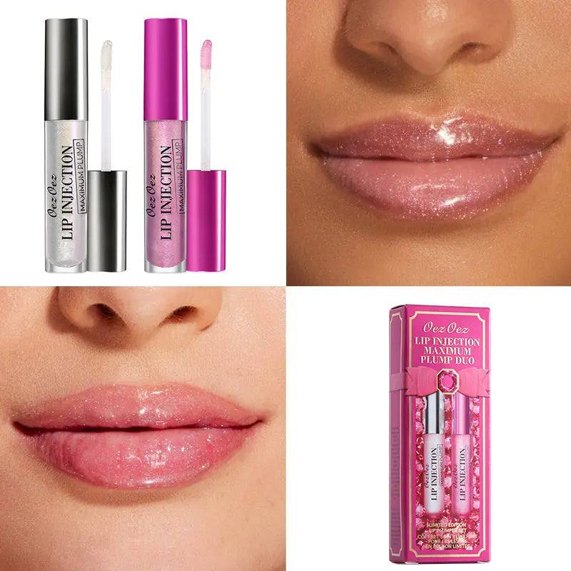 OEZOEZ Lip Injection Maximum Plump Lip Gloss Shimmer Lip Gift YSLYSL