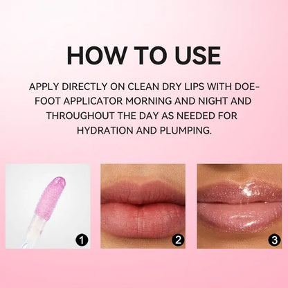 OEZOEZ Lip Injection Maximum Plump Lip Gloss Shimmer Lip Gift YSLYSL