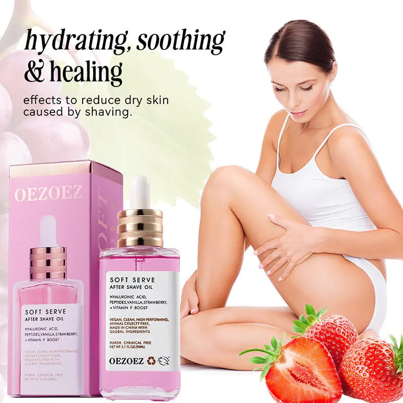 Soft Serve After Shave Oil - Strawberry & Vanilla Scent YSLYSL