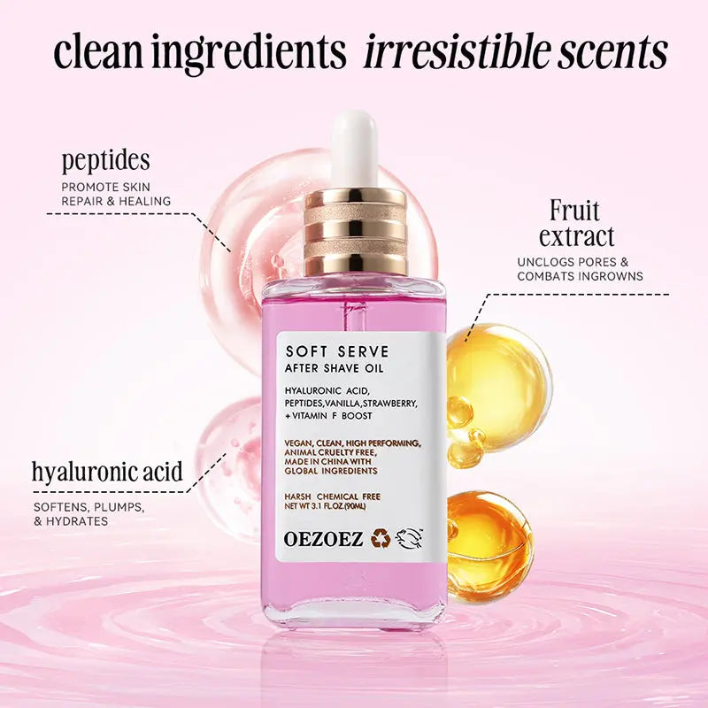 Soft Serve After Shave Oil - Strawberry & Vanilla Scent YSLYSL
