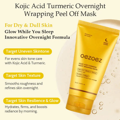 Turmeric Night Gel Mask Hydrating Hydrating Mask YSLYSL