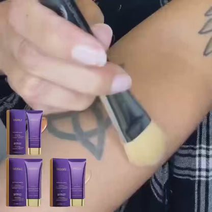 Tattoo Concealer Waterproof Covering Body Tattoo Scars Birthmark Moisturizing and Whitening Invisible Repair Cream